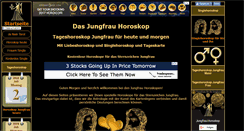 Desktop Screenshot of jungfrau-horoskop.com