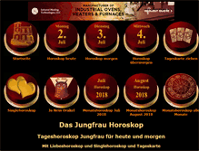 Tablet Screenshot of jungfrau-horoskop.com